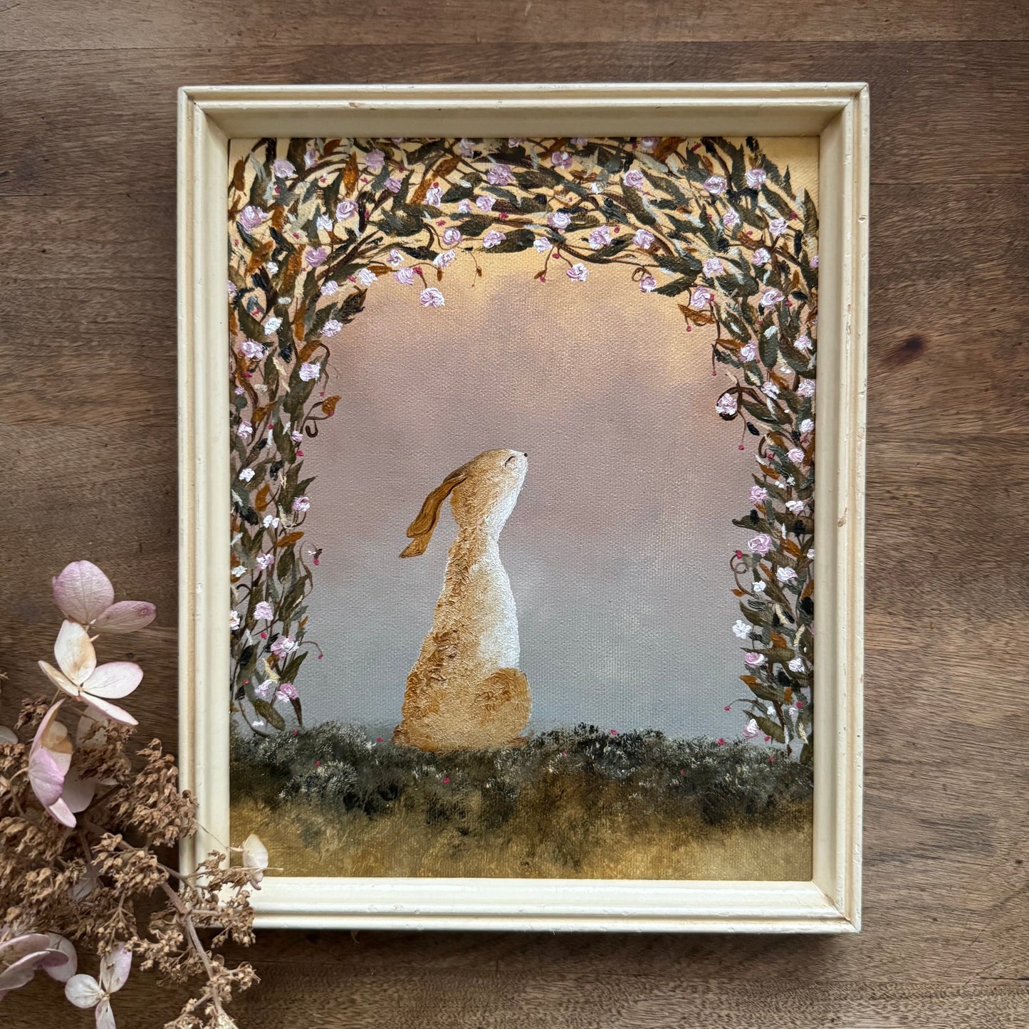 Under my flowery arch