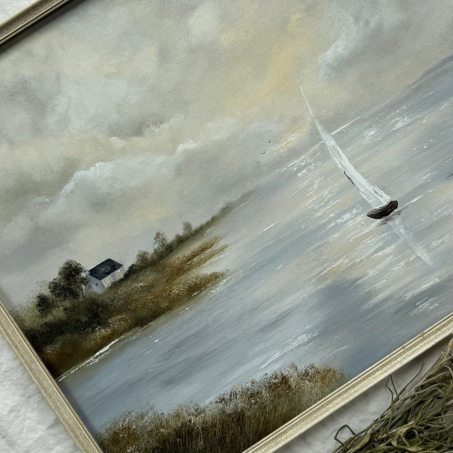 Le calme du voilier (20.5 x 16.5 po)