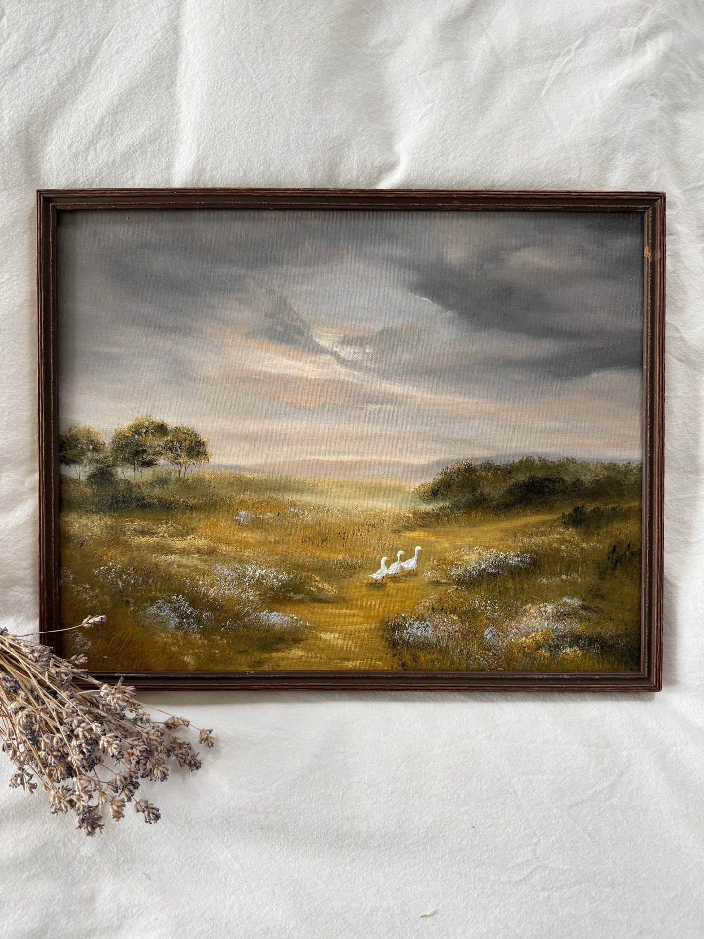 La marche dorée (17.5 x 14 po)