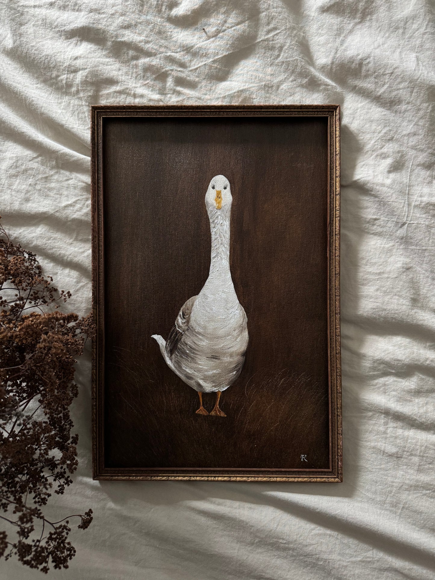 La dame des prés (16 x 10.75 po)