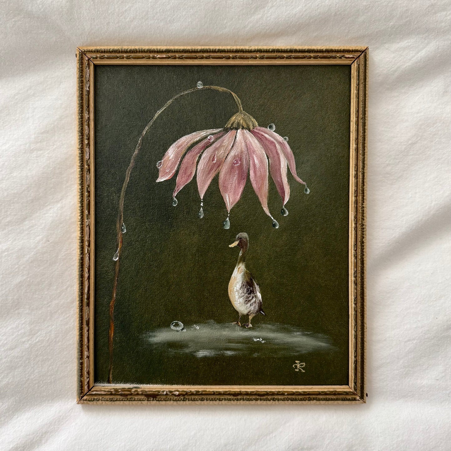 M. Duck sous la pluie