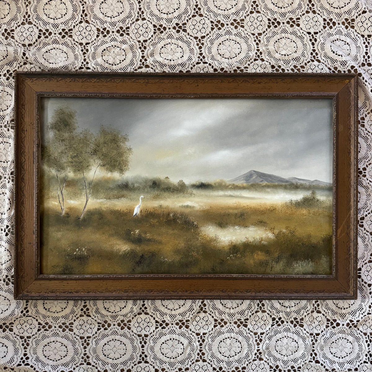 Where the Heron Waits (28.25 X 19 po)