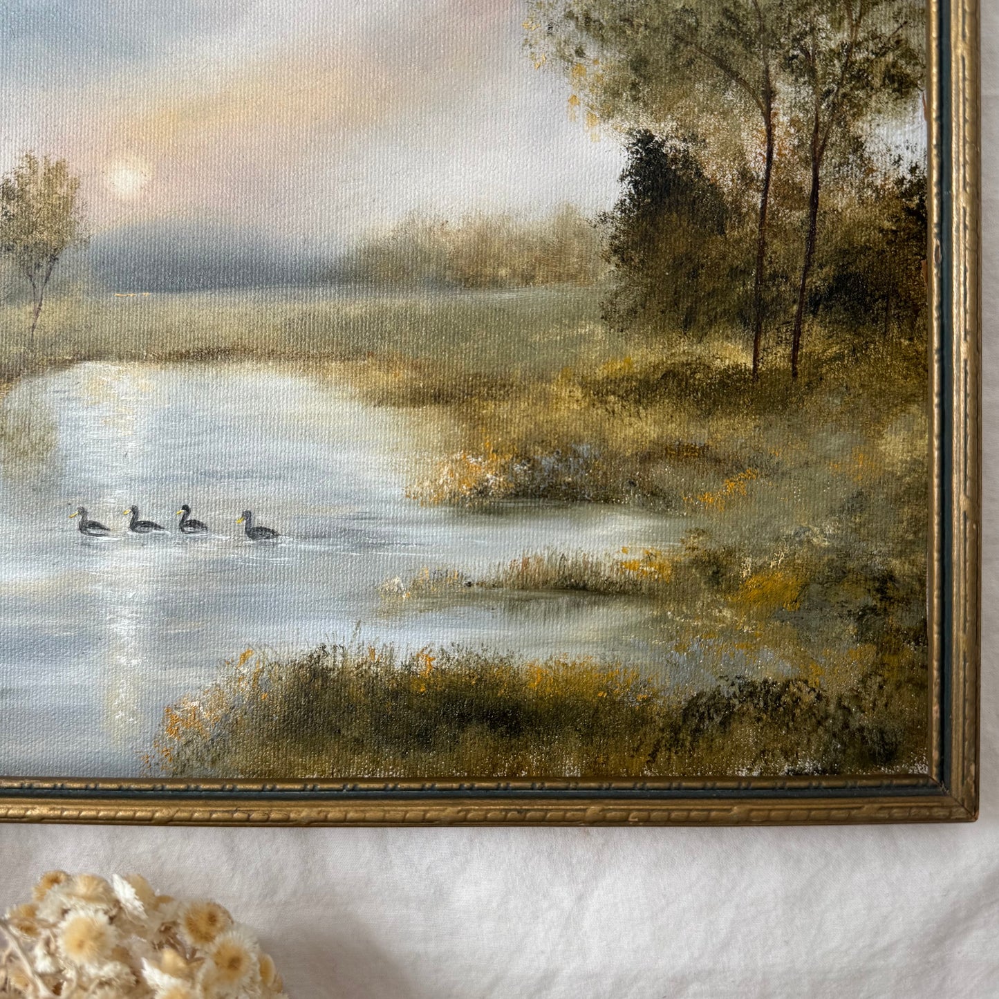 Sur l’étang (10.5 x 11.5 po)