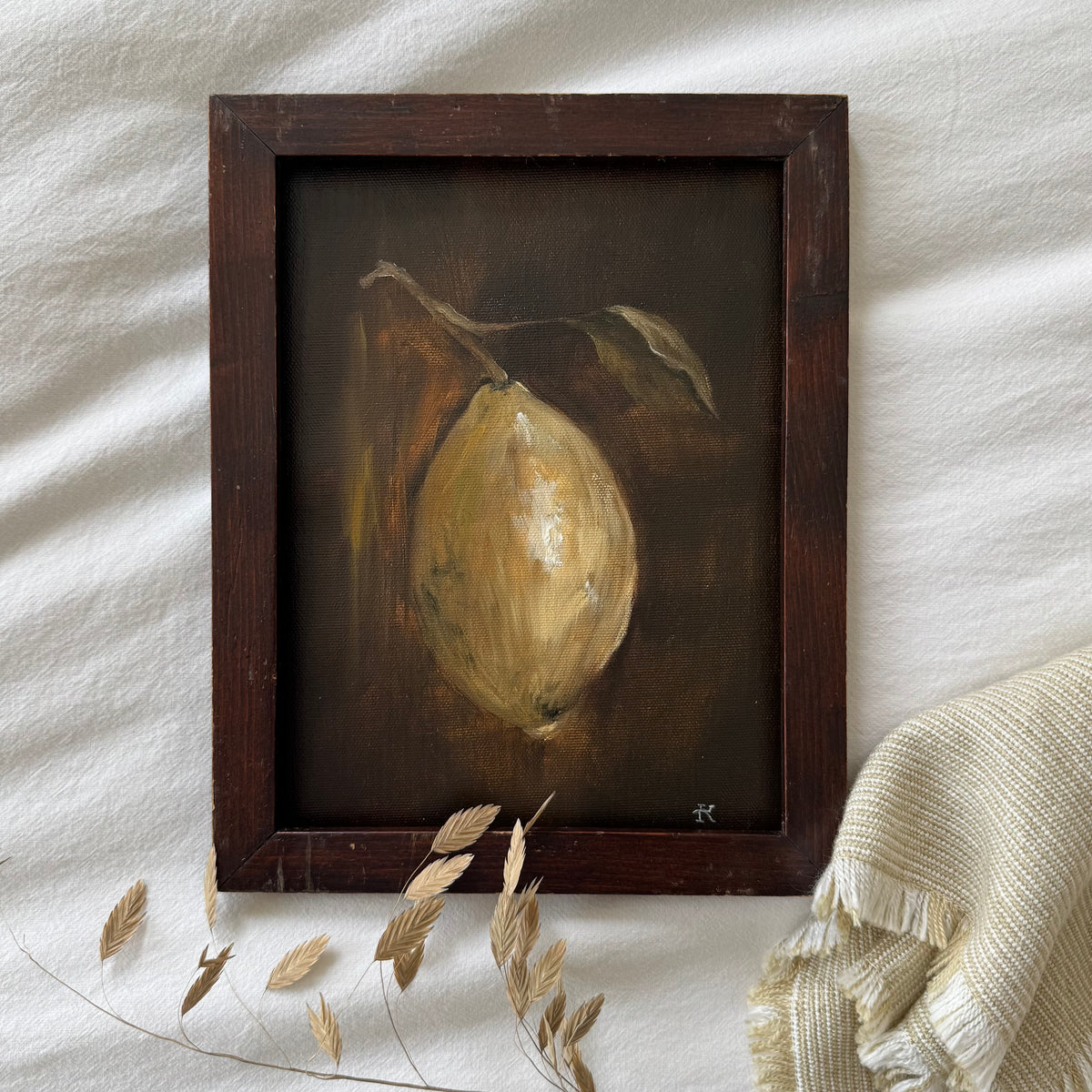A Vintage Lemon (10.5 x 8.25 in)