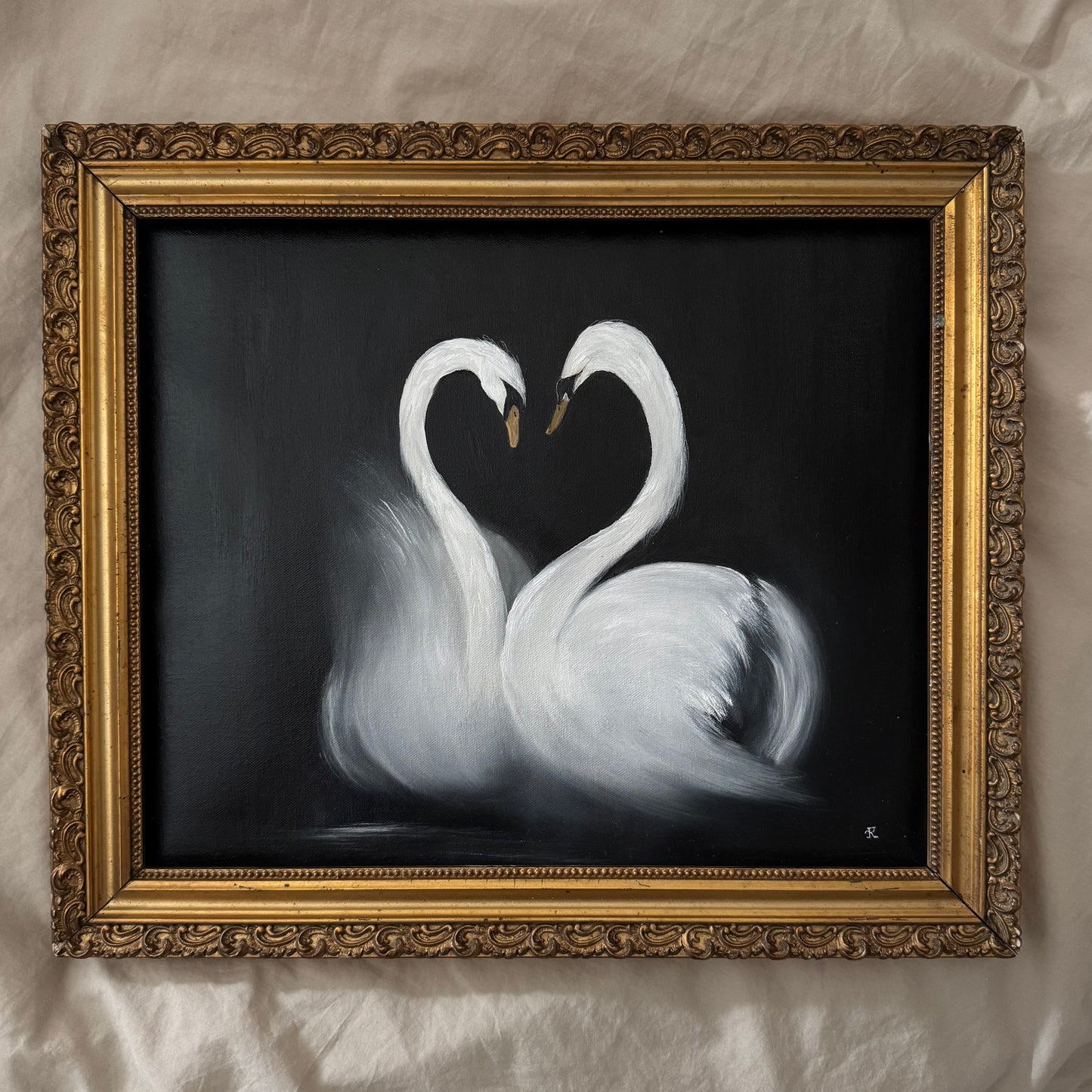 La douce valse ( 17.5 x 15 po)