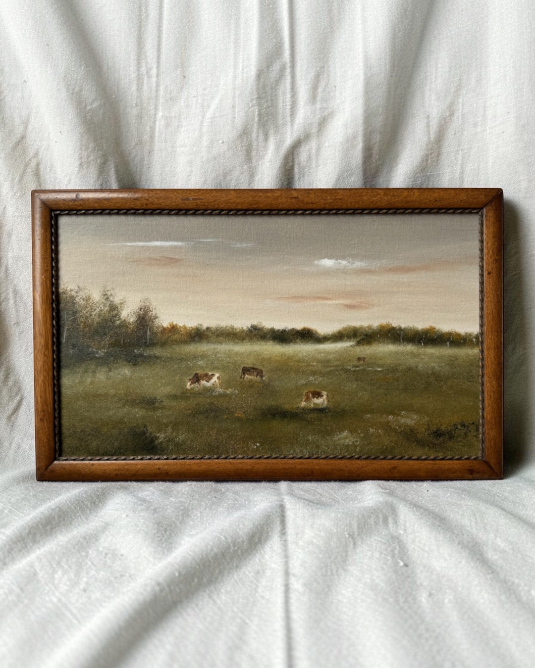 Cows in the Mist (18.5 x 11.5 po)