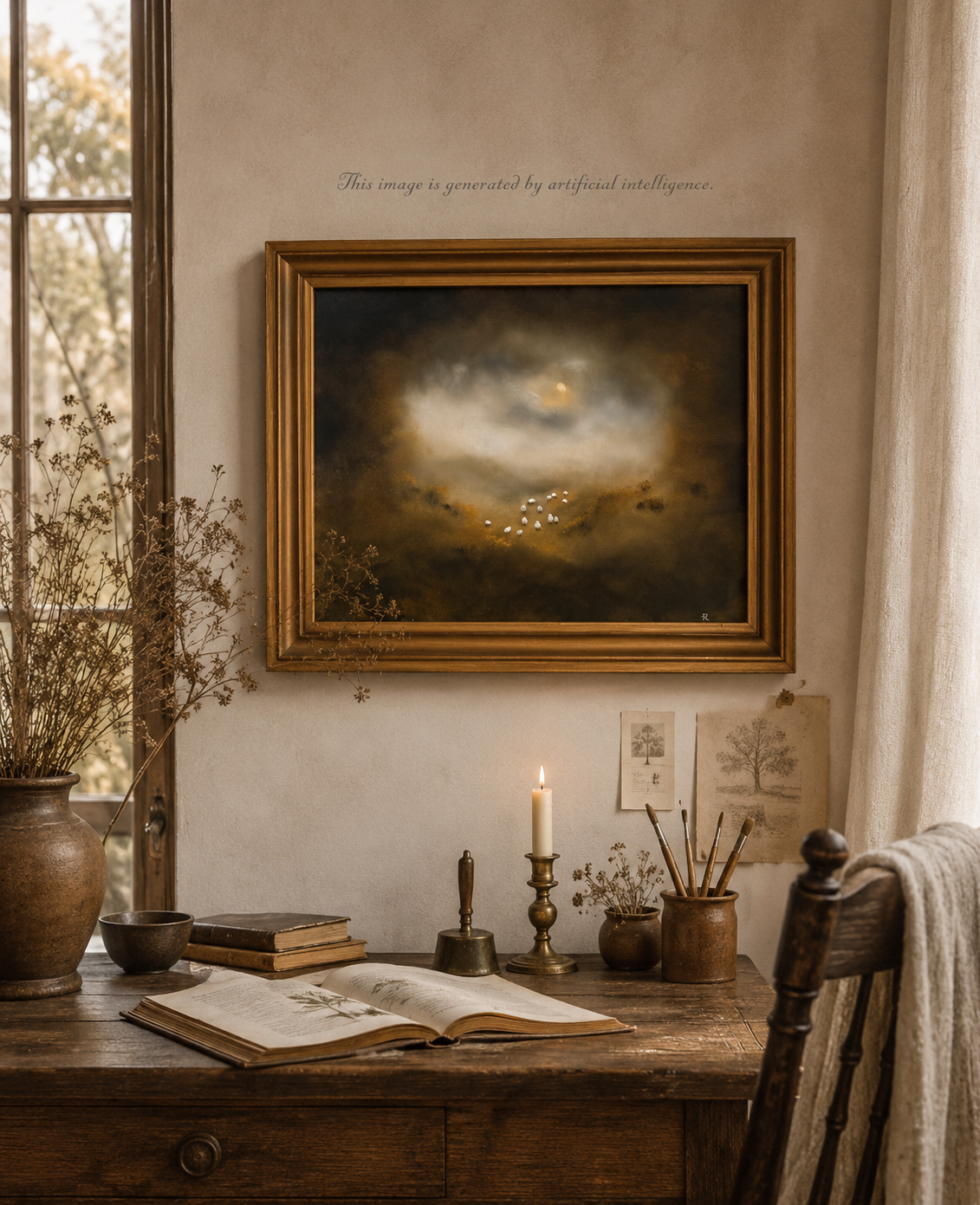 La praire secrète (26.5 x 21.75 po)