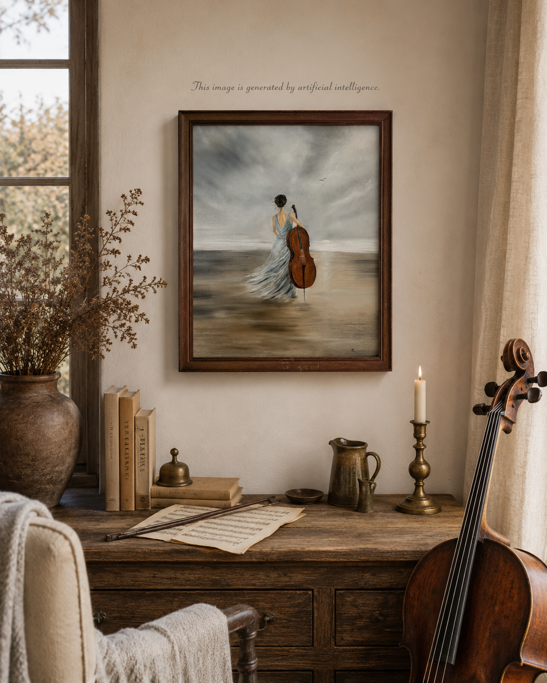 Held By Music (17.5 x 21.75 po)