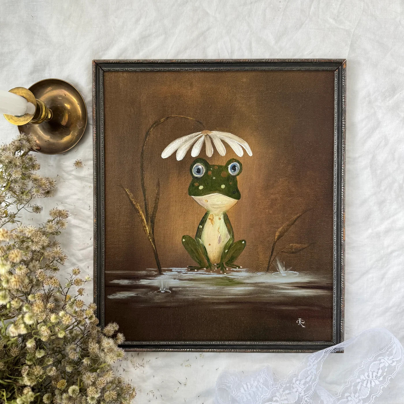 Mme Rainette et son parapluie