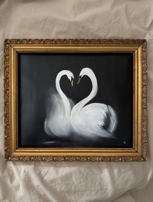 La douce valse ( 17.5 x 15 po)