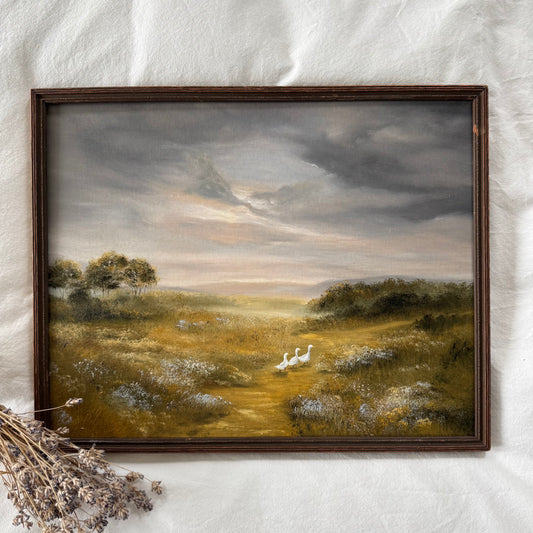 La marche dorée (17.5 x 14 po)