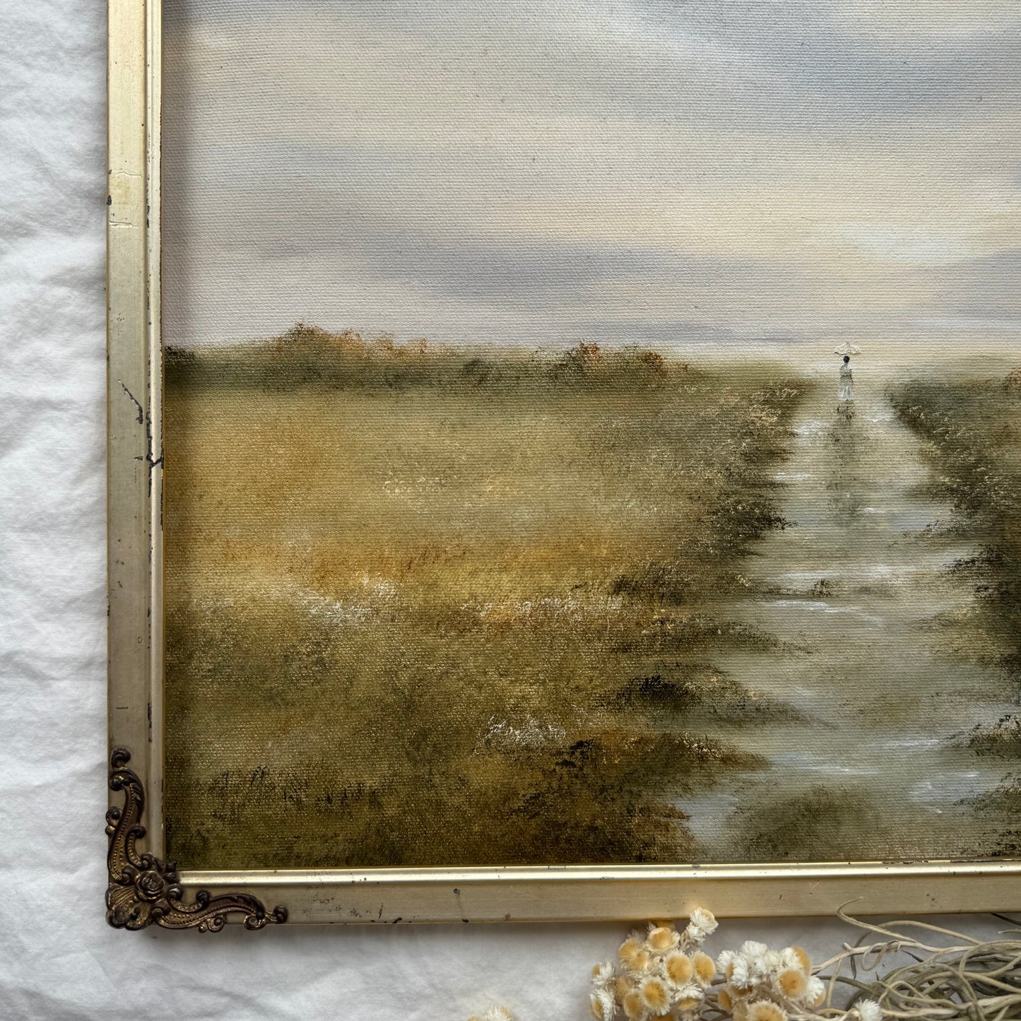 Quitter la pluie (17 x 15 po)