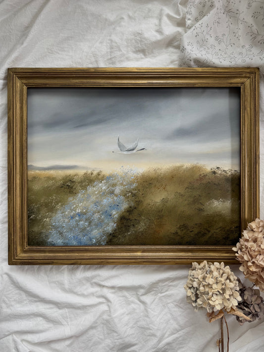 L’oiseau bleu (24 x 18.75 po)