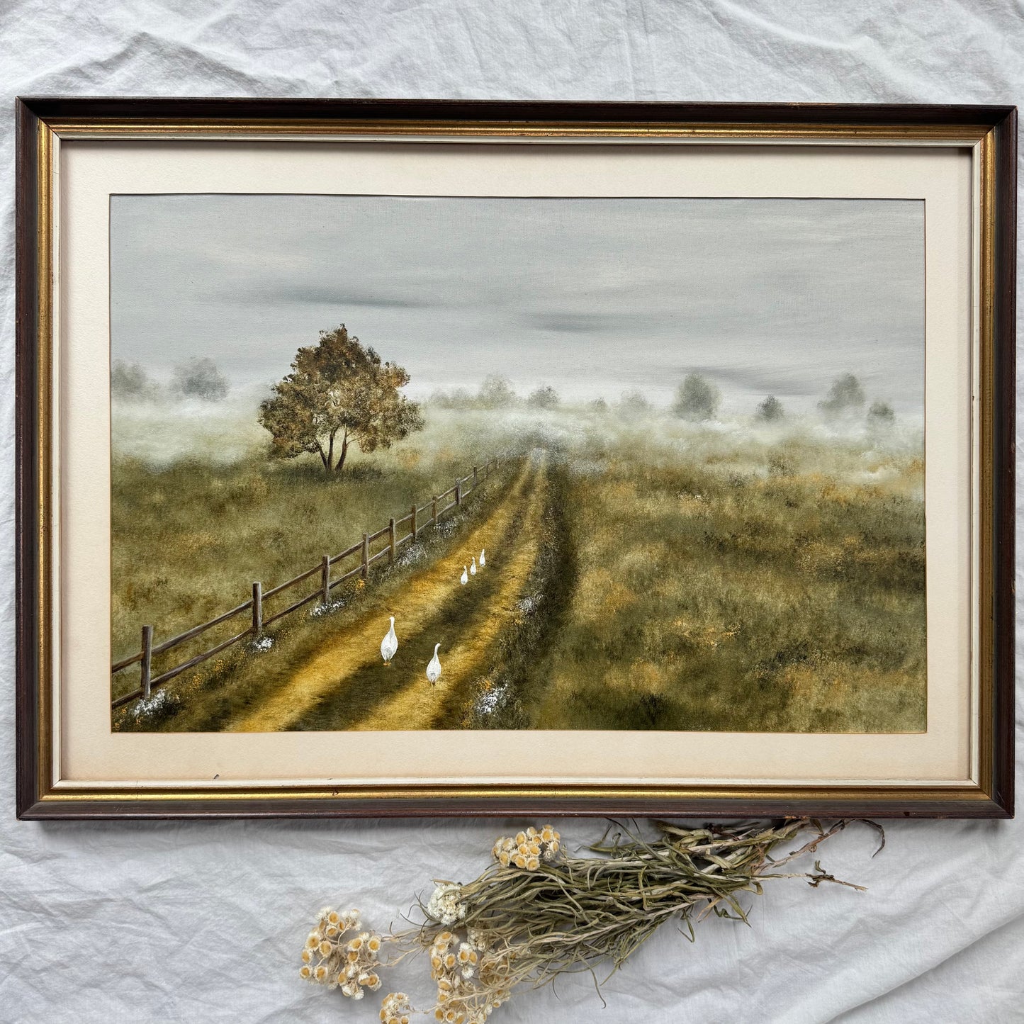 Sur le chemin des oies (28.5 x 20.5 po)
