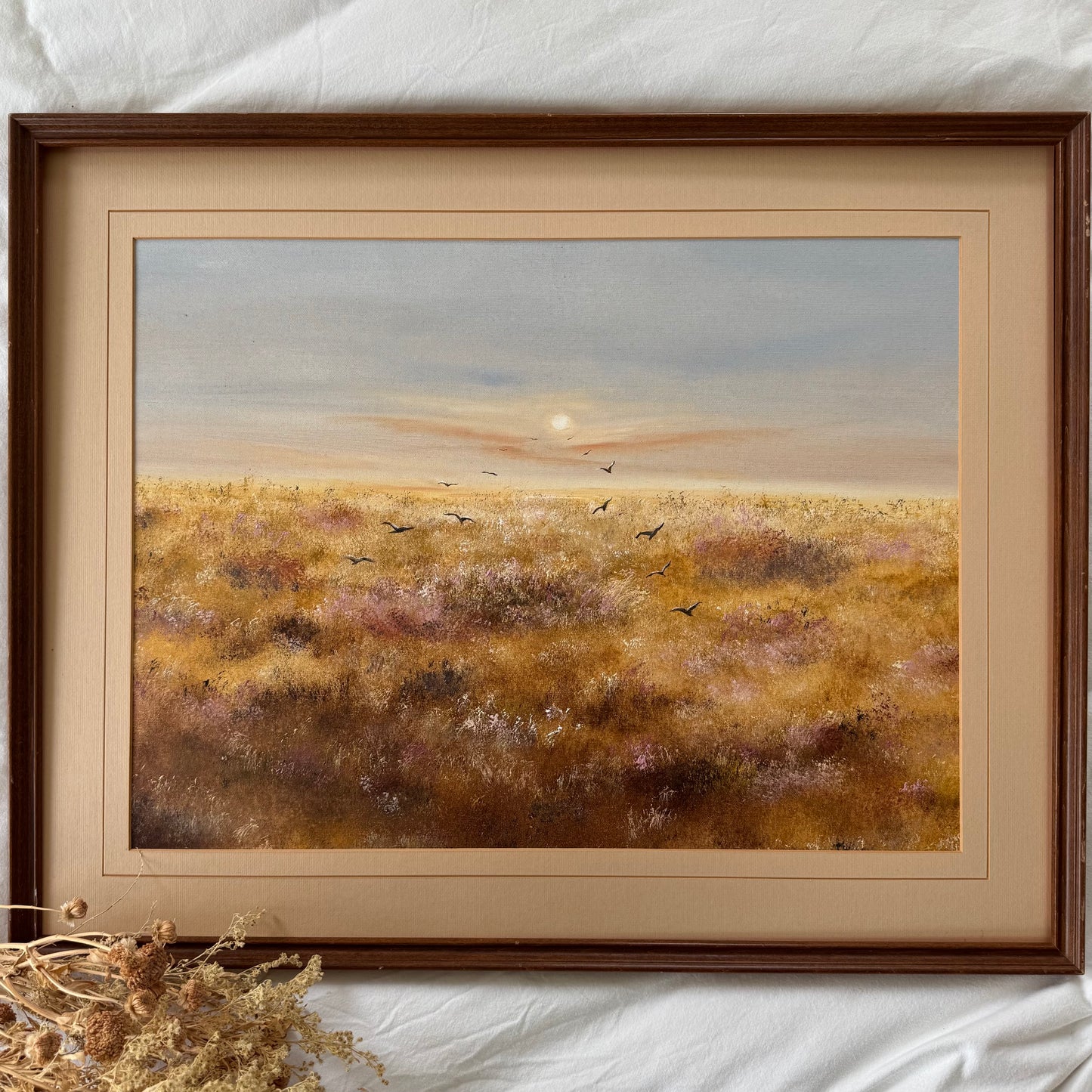 Par-delà les champs dorés (29.25 x 23 po)