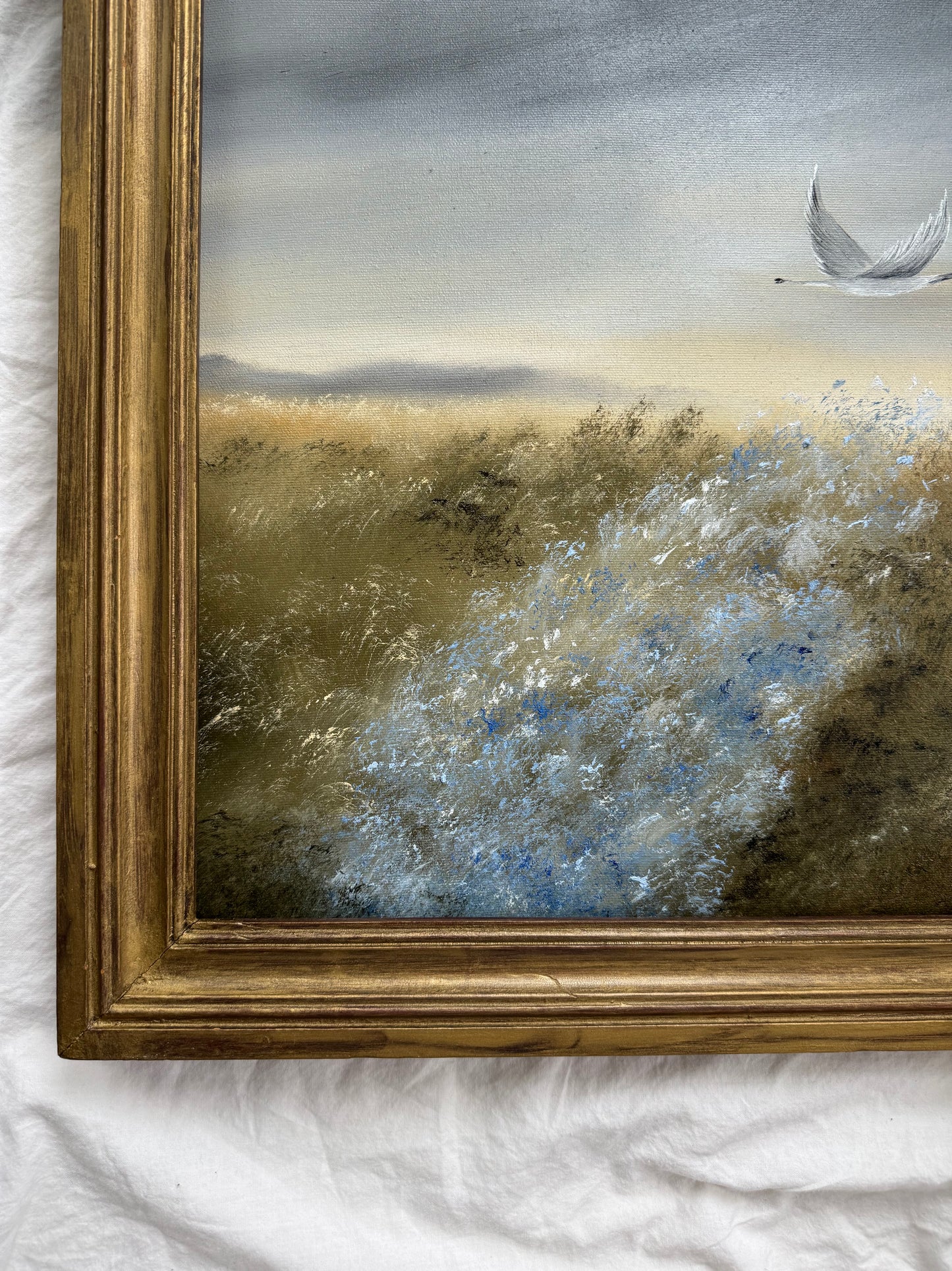 L’oiseau bleu (24 x 18.75 po)