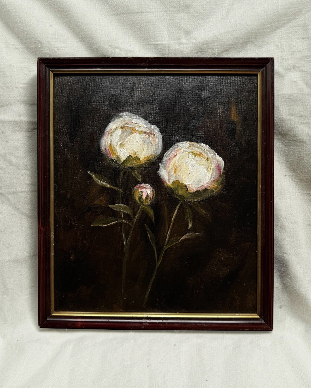 The Last Peonies (17.5 x 15 in)