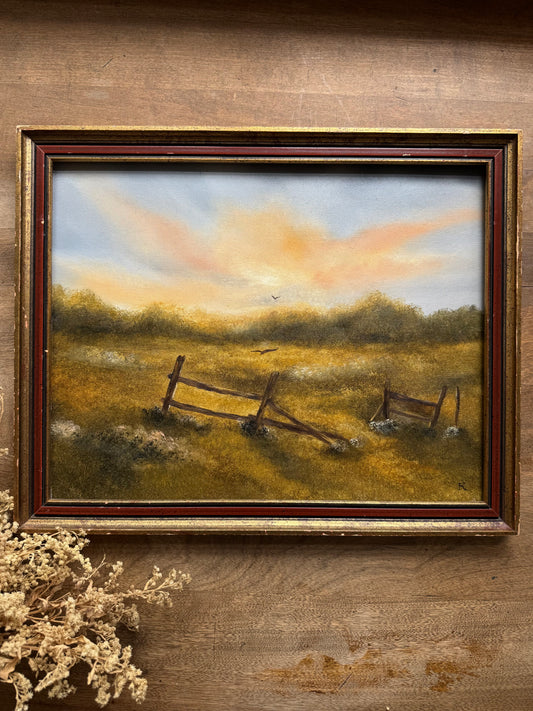 La vieille clôture (13.5 x 16.5 pouces)