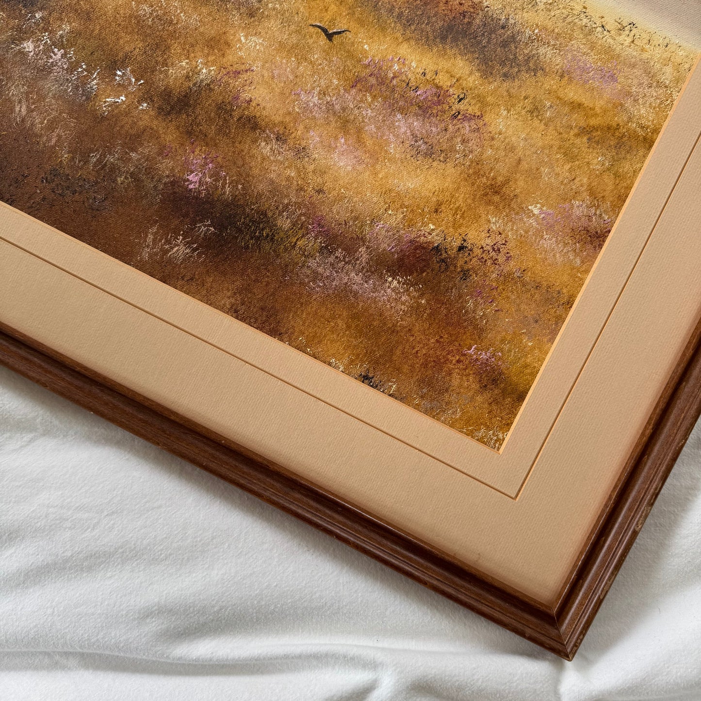 Par-delà les champs dorés (29.25 x 23 po)