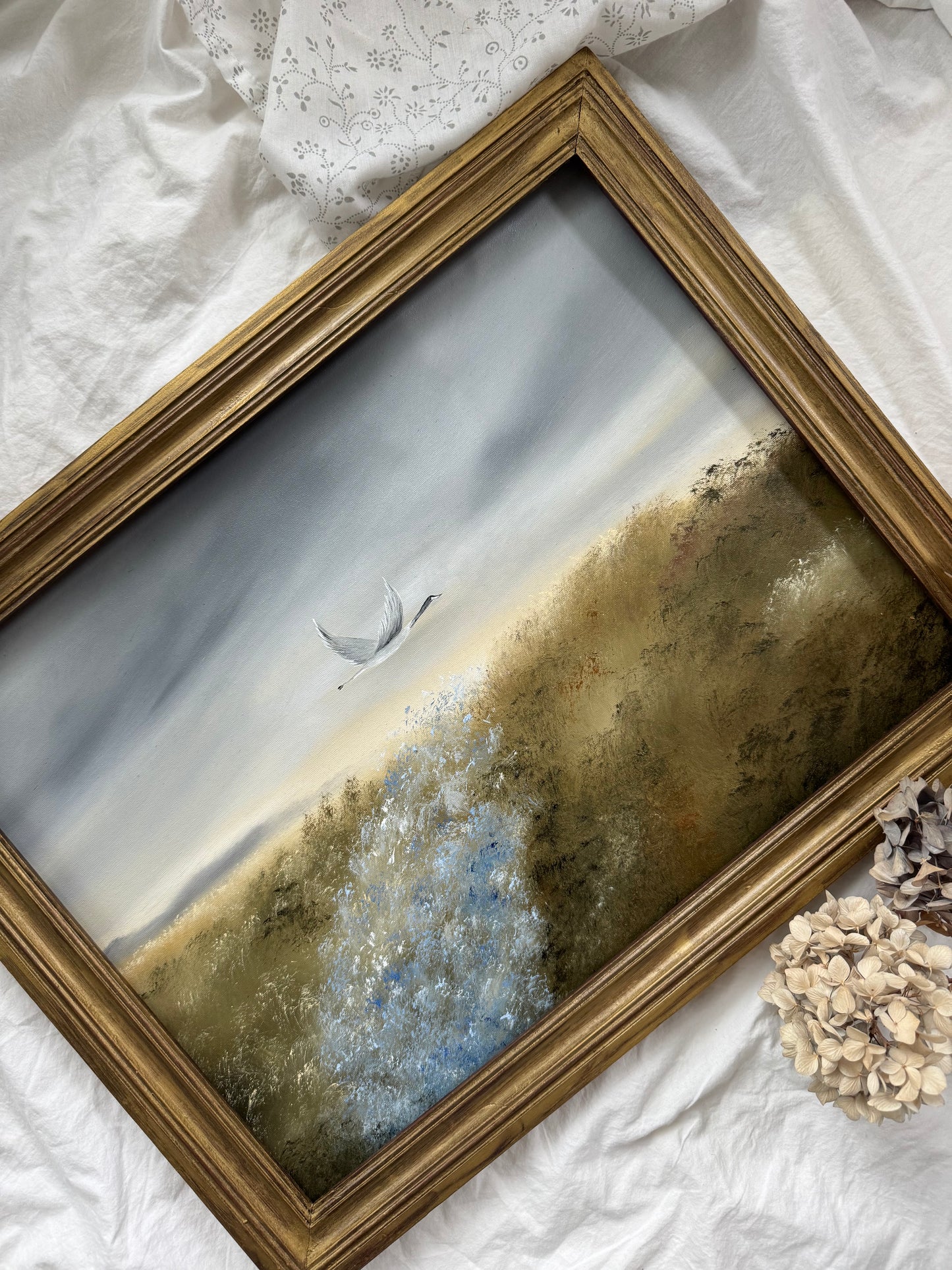 L’oiseau bleu (24 x 18.75 po)