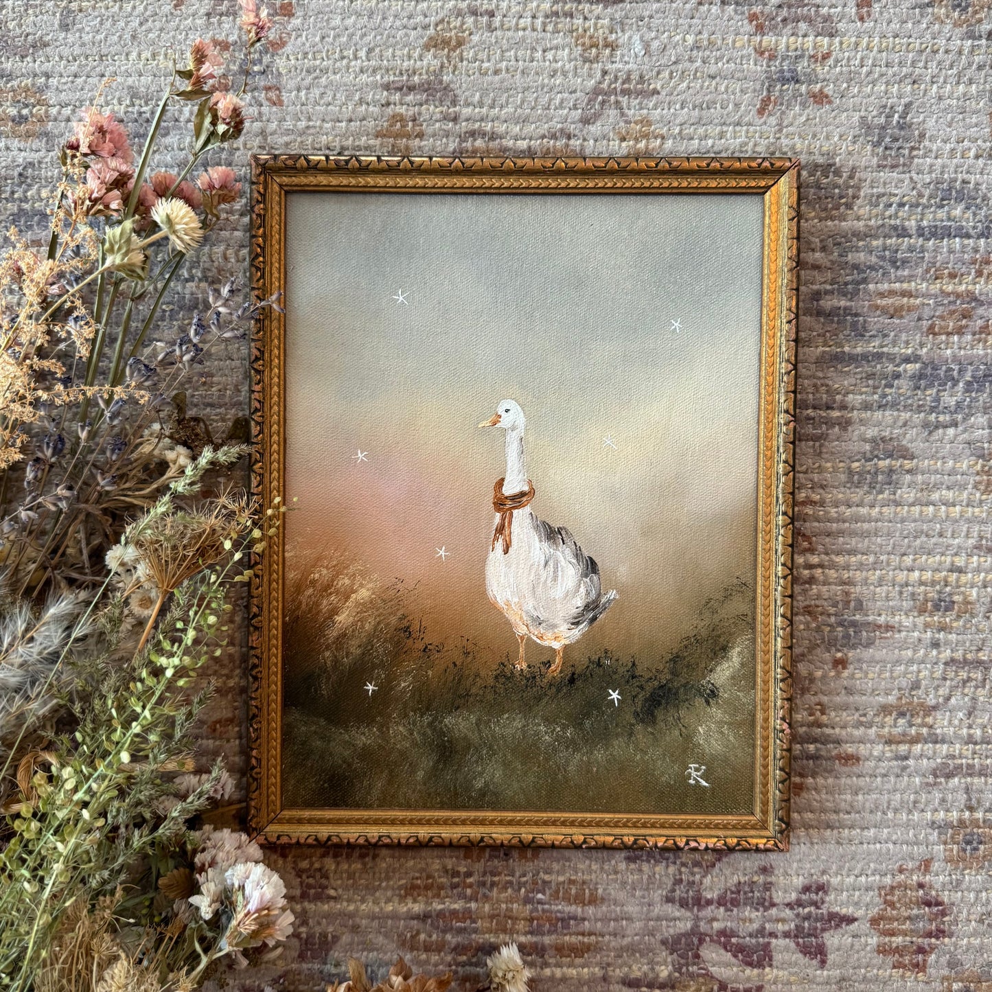 Mme Goose et les premiers flocons