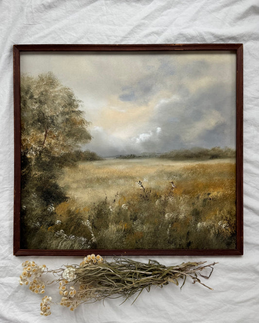 L’oiseau du pré (17.5 x 19 po)