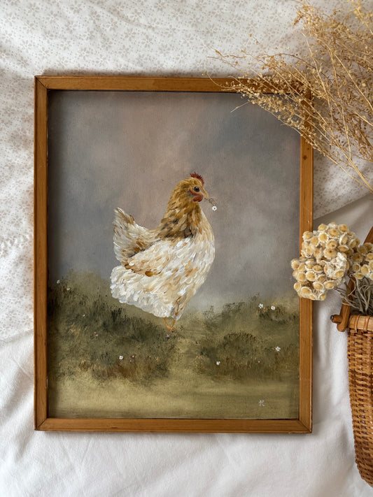 Madame Hen (11.75 x 14.75 in.)