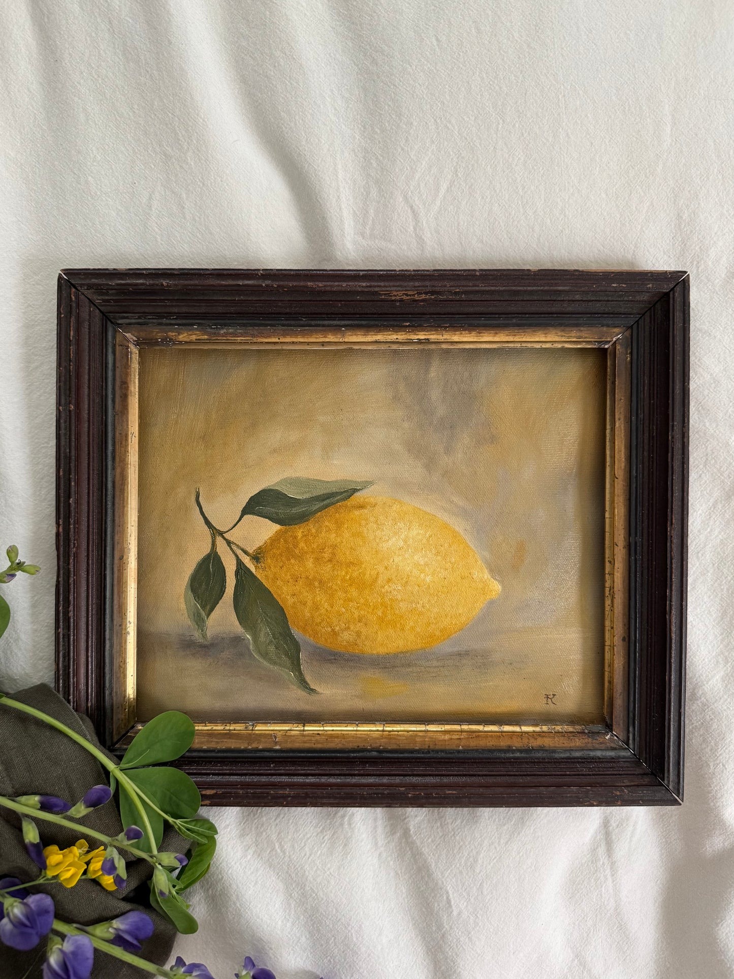 Le citron (#9) (12.5 x 10.75 po)