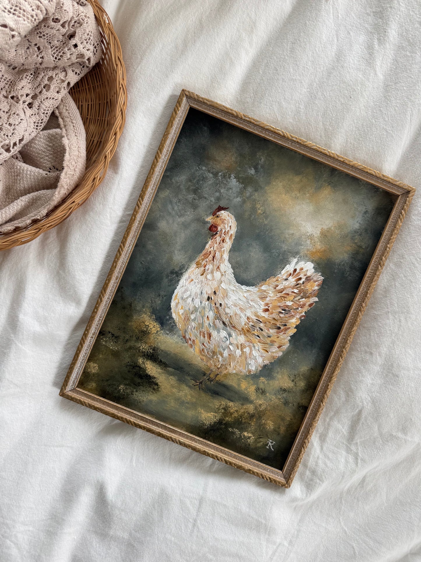 La poulette (9.75 x 12.75 po)