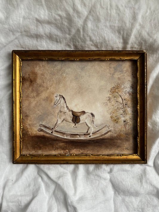 The rocking horse (9.25 x 8 in.)