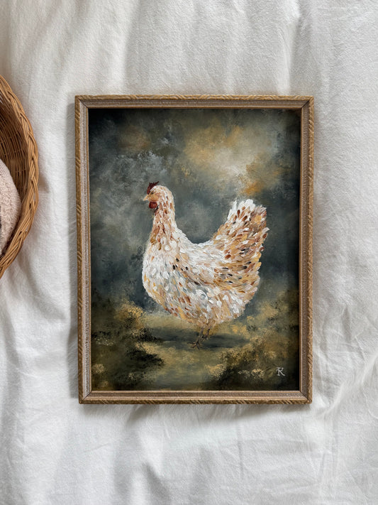 La poulette (9.75 x 12.75 po)