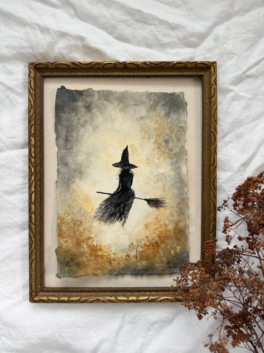 The Harvest Witch (13.5 x 10.5 po)