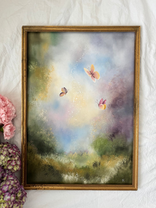 Féerie de papillons 15 x 21.5 pouces