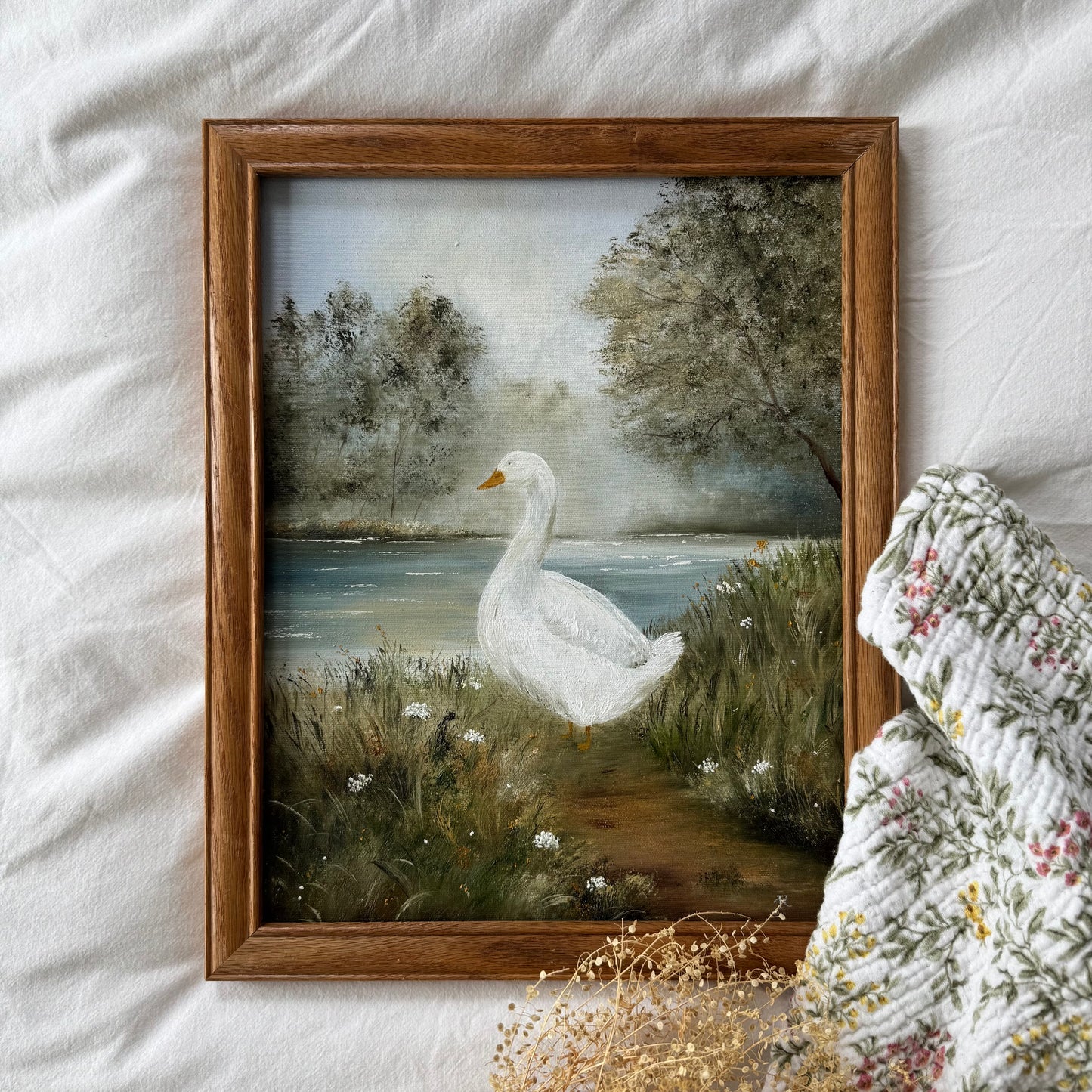 Walk by the Lake (12.5 x 15.5 in)