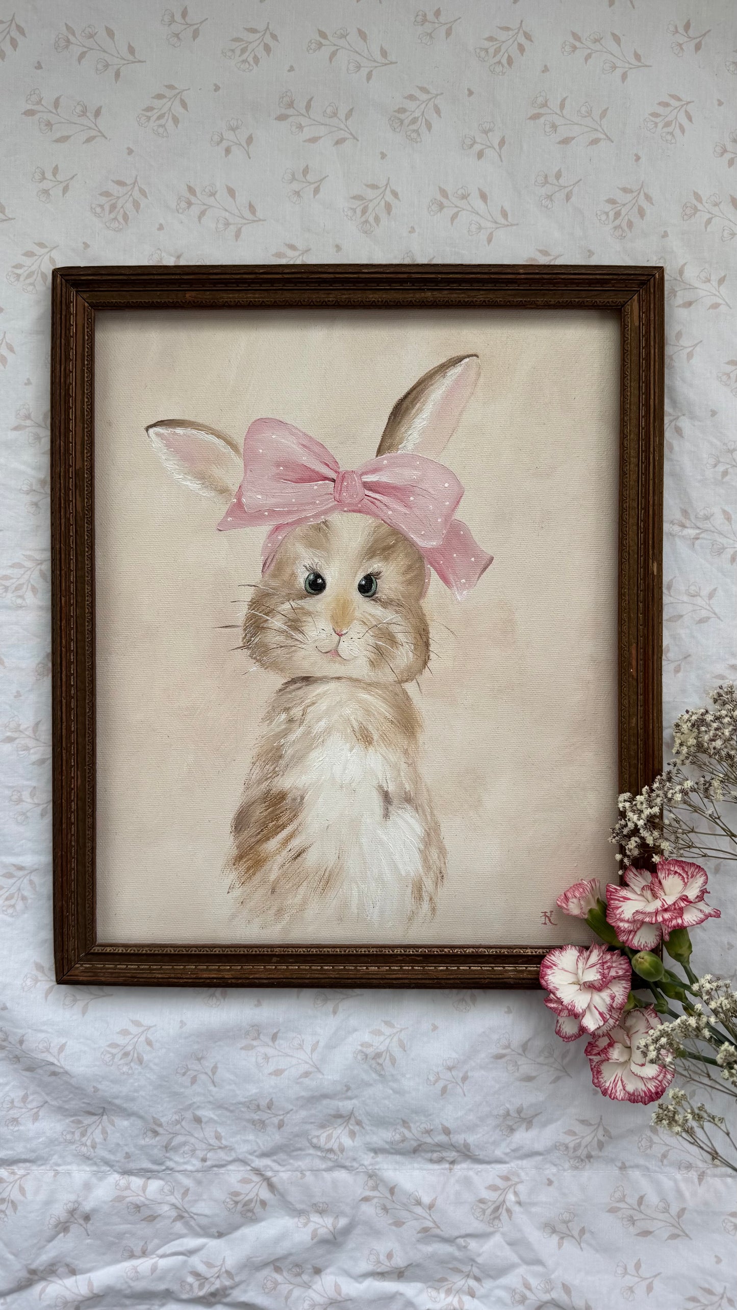 Mme Bunny et son ruban (11 x 13 po)