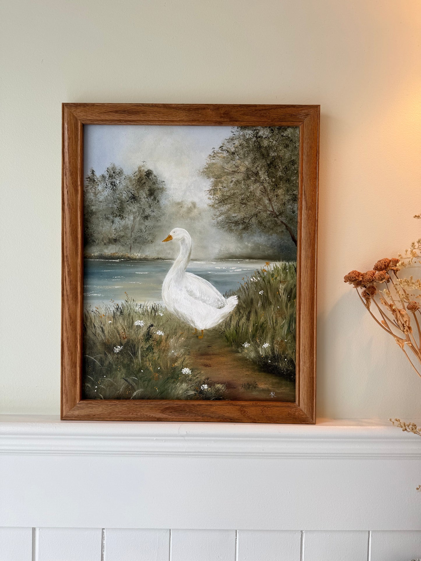 Walk by the Lake (12.5 x 15.5 in)