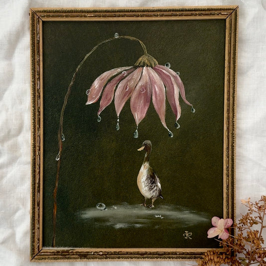 M. Duck sous la pluie