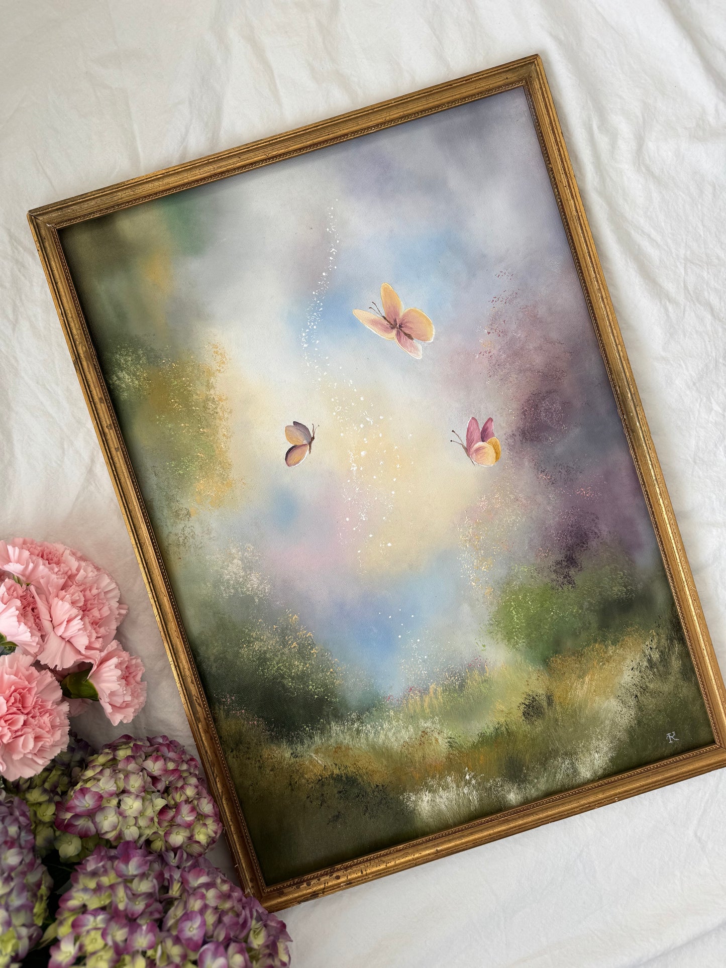 Féerie de papillons 15 x 21.5 pouces