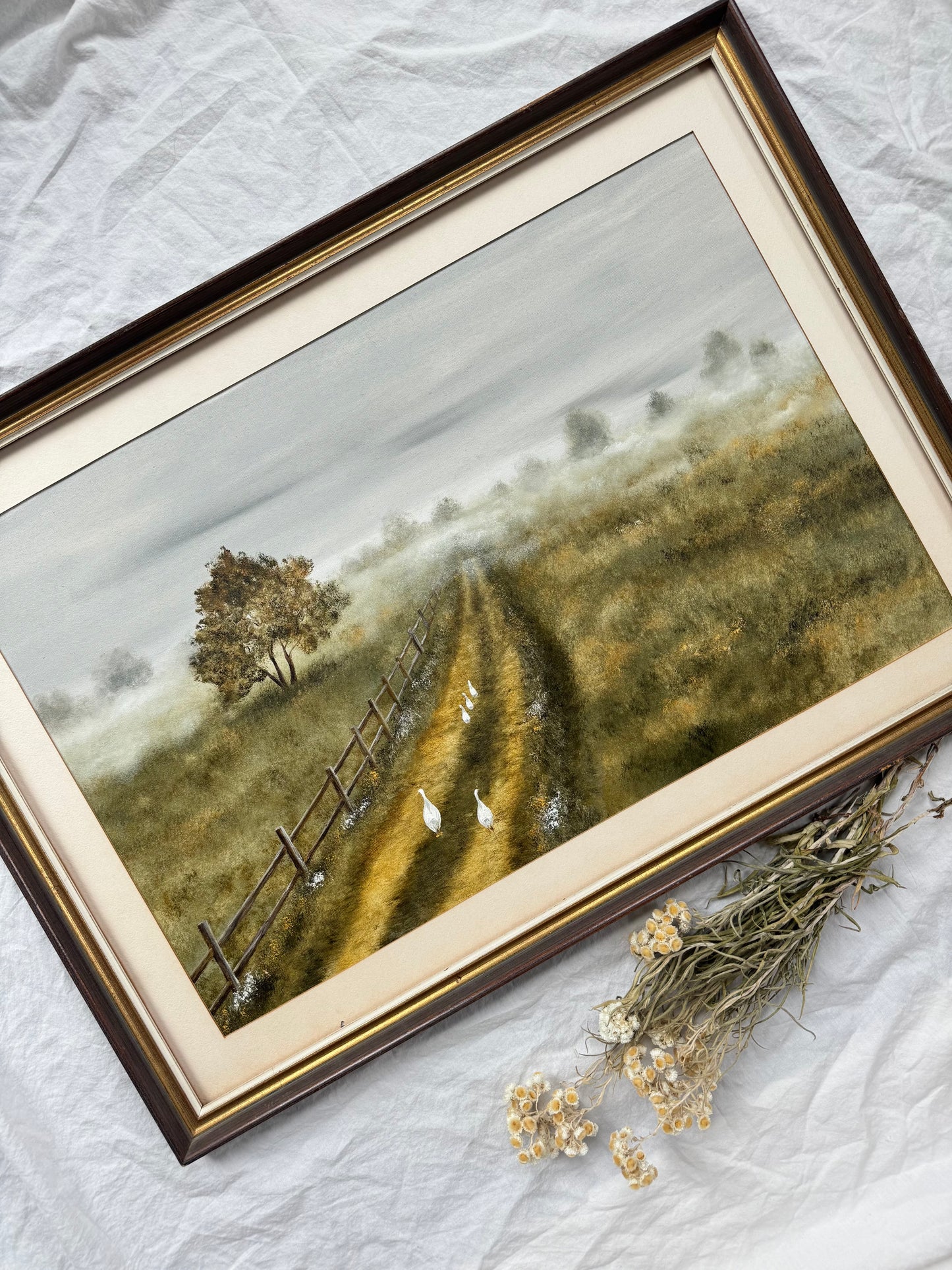 Sur le chemin des oies (28.5 x 20.5 po)