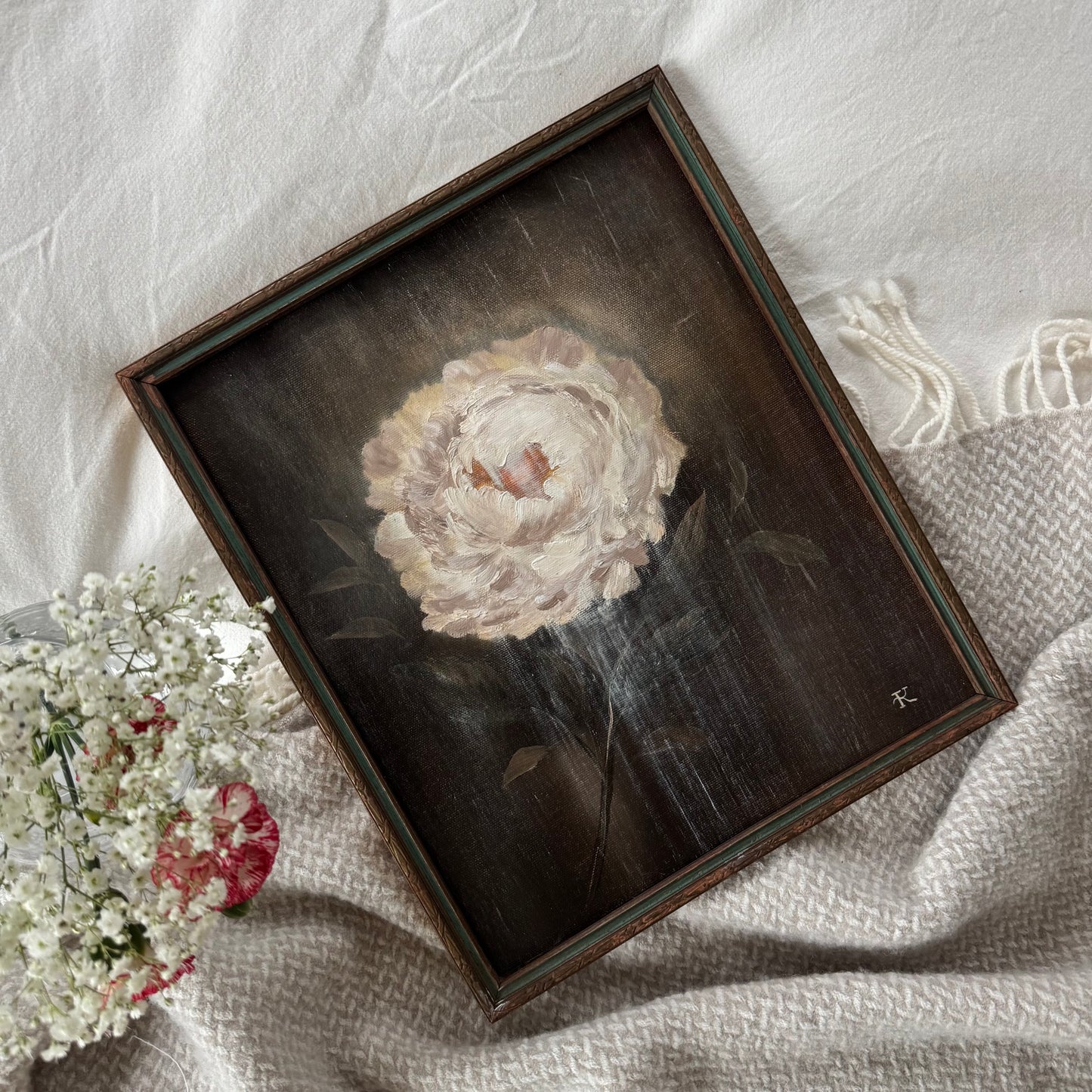 Memory of a peony (10.5 x 12.75 in)