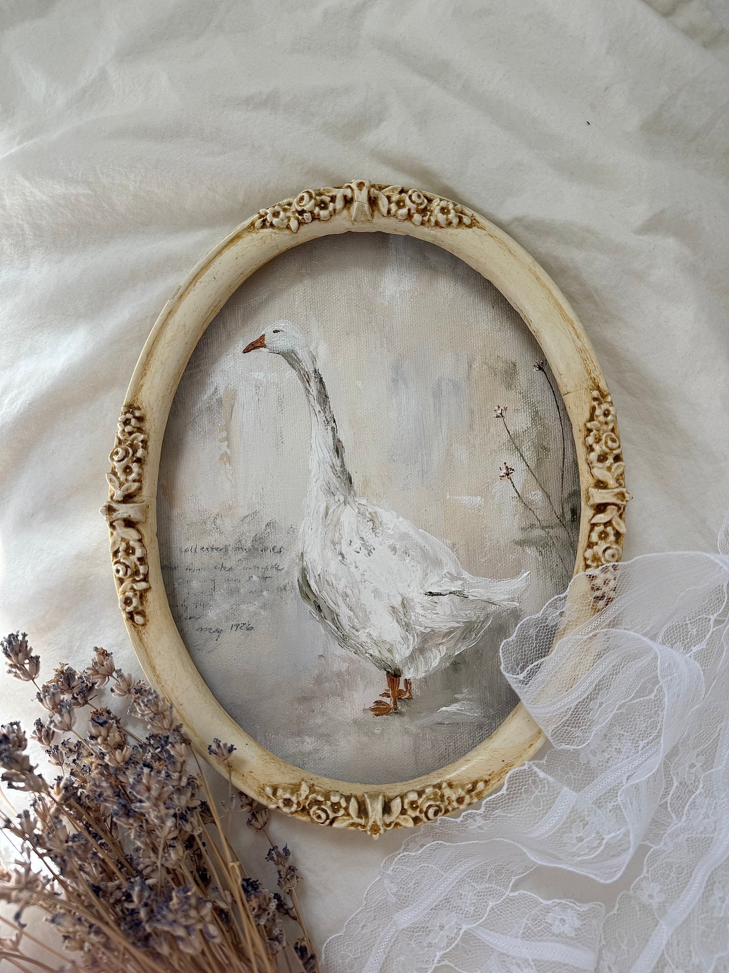 La poésie d’une oie (9.75 x 7.75 po)