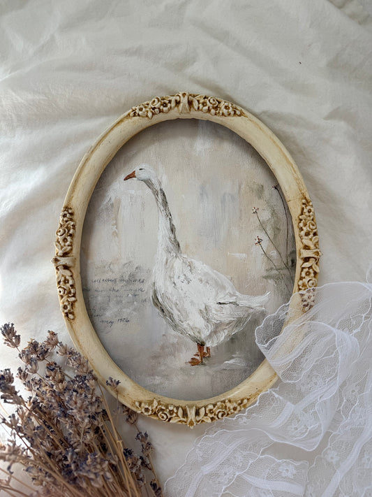 La poésie d’une oie (9.75 x 7.75 po)