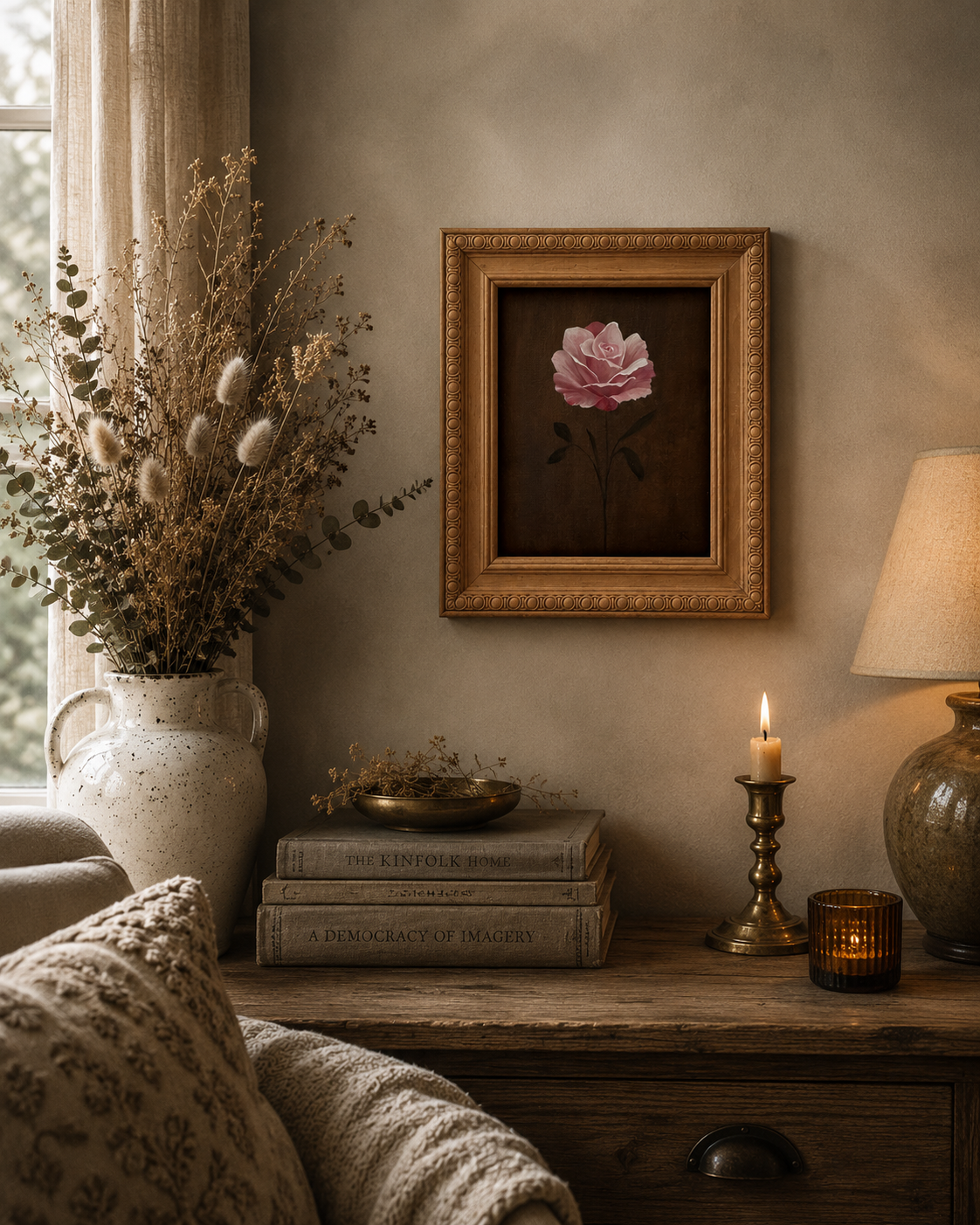 Study of a rose (14.25 x 12.25 in)