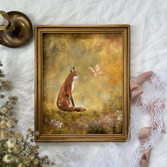 Fox and his butterfly
