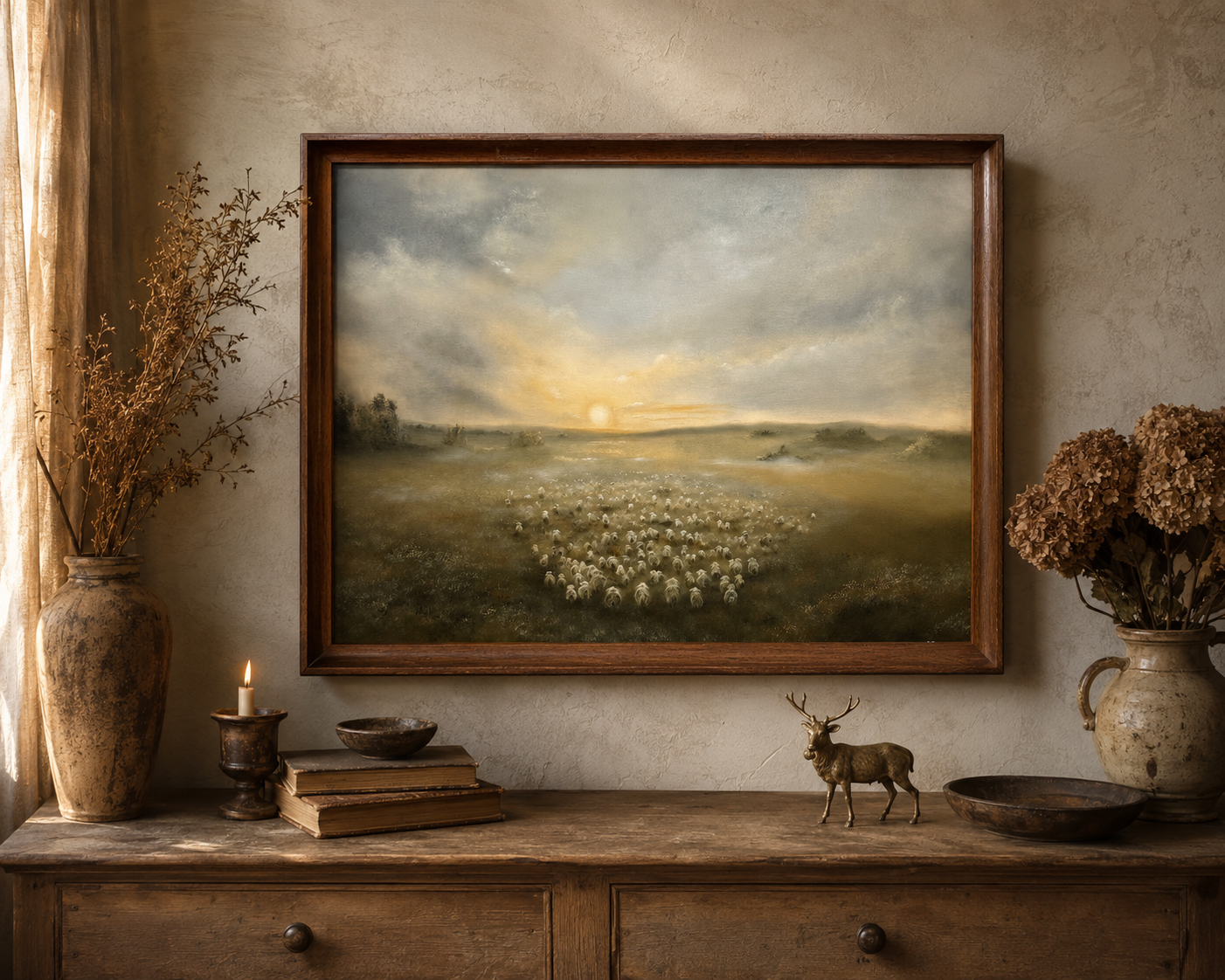 A Thousand and One Sheep (29.25 x 22 po)